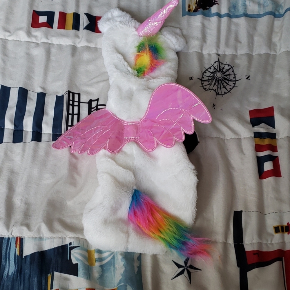 Unicorn pet costume size S